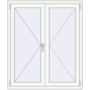 KORSA OPTIMUM REHAU EURO 70 1100x1300 mm