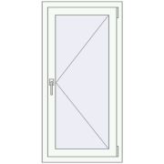 REHAU BRILLANT DESIGN 600x1200 mm RAL 9016 Traffic white two-sided