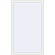 REHAU OPTIMUM EURO-DESIGN 70 1020x1720 mm RAL 9016 Traffic white two-sided