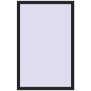 REHAU ENERGY-SAVING SYNEGO MD 900x1400 mm BLACK_ULTI-MATT two-sided