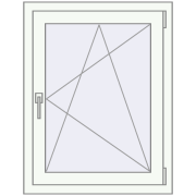 KORSA OPTIMUM REHAU EURO 70 651x850 mm