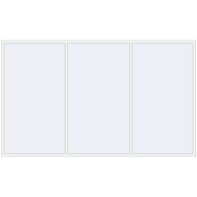 REHAU OPTIMUM EURO-DESIGN 70 4000x2400 mm RAL 9016 Traffic white two-sided