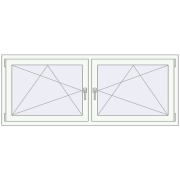 REHAU ENERGY-SAVING SYNEGO MD 1800x710 mm CHOCOLATE_BROWN zewnętrzny