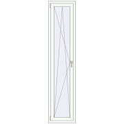 REHAU OPTIMUM EURO-DESIGN 70 500x2300 mm RAL 9016 Traffic white two-sided