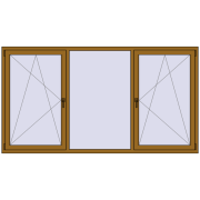 KORSA ENERGY-SAVING REHAU SYNEGO MD 2470x1340 mm