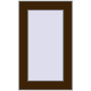 REHAU OPTIMUM EURO-DESIGN 70 300x500 mm DARK_OAK two-sided