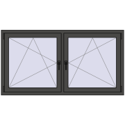 REHAU ENERGY-SAVING SYNEGO MD 1740x875 mm BASALT_GREY dwustronny REHAU ENERGY-SAVING SYNEGO MD 1740x875 mm BASALT_GREY dwustronny