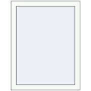 REHAU OPTIMUM EURO-DESIGN 70 651x850 mm RAL 9016 Traffic white two-sided
