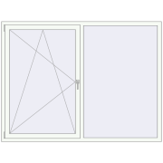 KORSA OPTIMUM REHAU EURO 70 1950x1500 mm