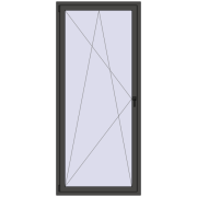 REHAU ENERGY-SAVING SYNEGO MD 1000x2300 mm BASALT_GREY two-sided