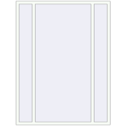 REHAU OPTIMUM EURO-DESIGN 70 1600x2100 mm RAL 9016 Traffic white two-sided