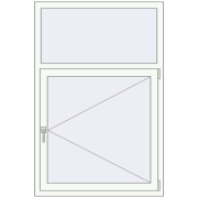 REHAU BRILLANT DESIGN 980x1470 mm RAL 9016 Traffic white dwustronny REHAU BRILLANT DESIGN 980x1470 mm RAL 9016 Traffic white dwustronny