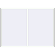 REHAU OPTIMUM EURO-DESIGN 70 2200x1600 mm RAL 9016 Traffic white two-sided