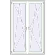 KORSA OPTIMUM REHAU EURO 70 1200x1900 mm