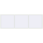 REHAU OPTIMUM EURO-DESIGN 70 3600x1200 mm RAL 9016 Traffic white two-sided