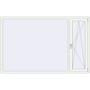 REHAU OPTIMUM EURO-DESIGN 70 2200x1400 mm RAL 9016 Traffic white two-sided REHAU OPTIMUM EURO-DESIGN 70 2200x1400 mm RAL 9016 Traffic white two-sided