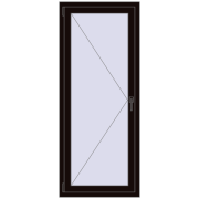 REHAU OPTIMUM EURO-DESIGN 70 700x1700 mm BLACK_BROWN two-sided