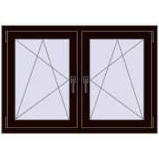 REHAU ENERGY-SAVING SYNEGO MD 1155x815 mm CHOCOLATE_BROWN dwustronny REHAU ENERGY-SAVING SYNEGO MD 1155x815 mm CHOCOLATE_BROWN dwustronny