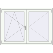KORSA ENERGY-SAVING REHAU SYNEGO MD 1400x1000 mm