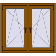 Okna skrzydłowe 1095x965 mm REHAU ENERGY-SAVING SYNEGO MD GOLDEN OAK dwustronny Okna skrzydłowe 1095x965 mm REHAU ENERGY-SAVING SYNEGO MD GOLDEN OAK dwustronny