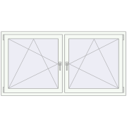 REHAU ENERGY-SAVING SYNEGO MD 1815x905 mm CHOCOLATE_BROWN zewnętrzny