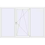 REHAU OPTIMUM EURO-DESIGN 70 2360x1580 mm RAL 9016 Traffic white two-sided