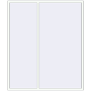REHAU OPTIMUM EURO-DESIGN 70 2000x2350 mm RAL 9016 Traffic white two-sided