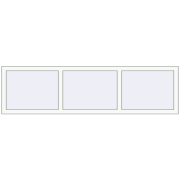 REHAU OPTIMUM EURO-DESIGN 70 2000x540 mm RAL 9016 Traffic white two-sided