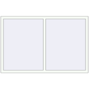 REHAU OPTIMUM EURO-DESIGN 70 1700x1100 mm RAL 9016 Traffic white two-sided
