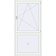 Okna skrzydłowe 1000x2060 mm KORSA ENERGY-SAVING REHAU SYNEGO MD Okna skrzydłowe 1000x2060 mm KORSA ENERGY-SAVING REHAU SYNEGO MD
