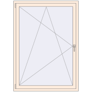 REHAU OPTIMUM EURO-DESIGN 70 1150x1600 mm CREAME_WHITE_50L-2 dwustronny REHAU OPTIMUM EURO-DESIGN 70 1150x1600 mm CREAME_WHITE_50L-2 dwustronny