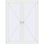 Okna skrzydłowe 1500x2000 mm REHAU OPTIMUM EURO-DESIGN 70 RAL 9016 Traffic white dwustronny
