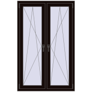 Okna skrzydłowe 1035x1600 mm REHAU ENERGY-SAVING SYNEGO MD BLACK_BROWN dwustronny Okna skrzydłowe 1035x1600 mm REHAU ENERGY-SAVING SYNEGO MD BLACK_BROWN dwustronny