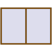 REHAU ENERGY-SAVING SYNEGO MD 2000x1450 mm GOLDEN OAK two-sided