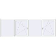KORSA OPTIMUM REHAU EURO 70 3908x1250 mm
