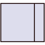 REHAU OPTIMUM EURO-DESIGN 70 2600x2300 mm CHOCOLATE_BROWN two-sided