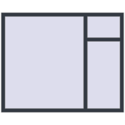 REHAU BRILLANT DESIGN 1600x1300 mm ANTHRACITE_GREY_STRUKTURAL two-sided