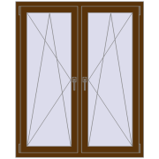 EPSILON OPTIMA 1150x1400 mm WALNUT dwustronny