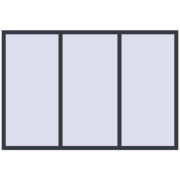 REHAU ENERGY-SAVING SYNEGO MD 2200x1490 mm ANTHRACITE_GREY_STRUKTURAL two-sided
