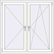 KORSA RENOVATION REHAU EURO 70 1340x1290 mm