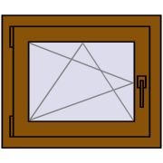 Okna skrzydłowe 600x500 mm CLASICTHERM 70 GOLDEN OAK dwustronny Okna skrzydłowe 600x500 mm CLASICTHERM 70 GOLDEN OAK dwustronny