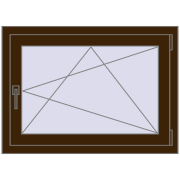 Okna skrzydłowe 900x650 mm KORSA BRILLANT DESIGN