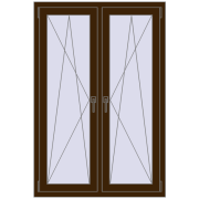 Okna skrzydłowe 1005x1505 mm REHAU ENERGY-SAVING SYNEGO MD DARK_OAK dwustronny Okna skrzydłowe 1005x1505 mm REHAU ENERGY-SAVING SYNEGO MD DARK_OAK dwustronny