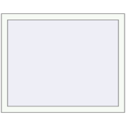 REHAU ENERGY-SAVING SYNEGO MD 1000x800 mm RAL 9016 Traffic white two-sided