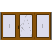REHAU OPTIMUM EURO-DESIGN 70 1800x1000 mm GOLDEN OAK dwustronny REHAU OPTIMUM EURO-DESIGN 70 1800x1000 mm GOLDEN OAK dwustronny