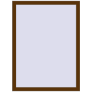 REHAU ENERGY-SAVING SYNEGO MD 850x1150 mm WALNUT two-sided