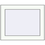 REHAU OPTIMUM EURO-DESIGN 70 500x350 mm RAL 9016 Traffic white two-sided