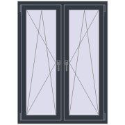 Okna skrzydłowe 1050x1430 mm REHAU ENERGY-SAVING SYNEGO MD ANTHRACITE_GREY_STRUKTURAL dwustronny Okna skrzydłowe 1050x1430 mm REHAU ENERGY-SAVING SYNEGO MD ANTHRACITE_GREY_STRUKTURAL dwustronny