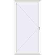 REHAU ENERGY-SAVING SYNEGO MD 1200x2400 mm BLACK_ULTI-MATT external