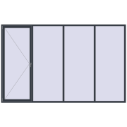 Okna skrzydłowe 3500x2200 mm KORSA OPTIMUM REHAU EURO 70 Okna skrzydłowe 3500x2200 mm KORSA OPTIMUM REHAU EURO 70